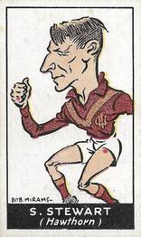 1933 Carreras Tobacco Bob Mirams' Caricatures #63 Stuart Stewart Front